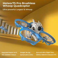 BETAFPV Meteor75 Pro Brushless Whoop Drón - 1S Quadcopter 22000kV Motorral, 6,5 Perc Repülési Idővel, FPV Kamerával, Beltéri-Kültéri Verseny - Meteor75 Pro ELRS (Matrix FC) 2