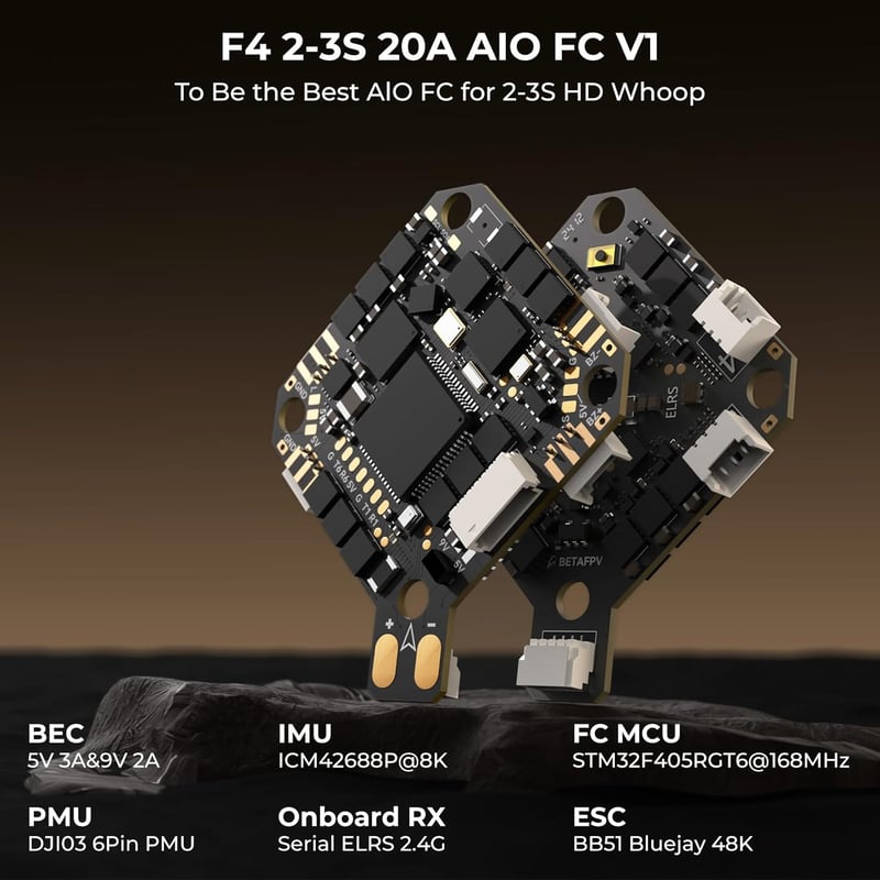 BETAFPV Pavo20 Pro 2.2" Brushless FPV Drón HD Kamerával Cinewhoop Freestyle - Pavo20 Pro BNF O3