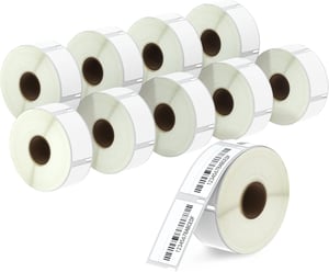 BETCKEY 11355 öntapadós címkék DYMO LabelWriter 450-hez, 19x51mm, 10 tekercs