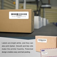 BETCKEY 11355 öntapadós címkék DYMO LabelWriter 450-hez, 19x51mm, 10 tekercs 7