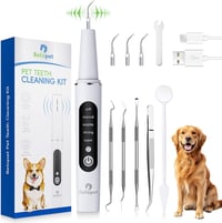 BETOPET Ultrahangos Fogkő Eltávolító Kutyáknak és Macskáknak, 5 Módú Fogkefe Szett 1