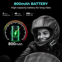 Set interfon moto BETOWEY TK-X4SC - pentru 6 persoane, cu ecran LCD - negru 6