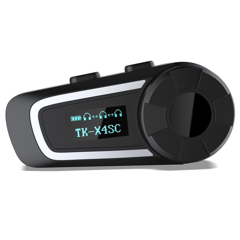 BETOWEY TK-X4SC moto interkom set - za 6 osoba, s LCD zaslonom - crni