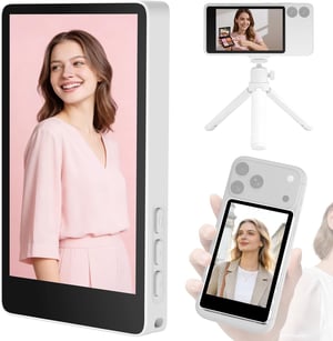 Bettdow mágneses selfie monitor 3,97 hüvelykes, hangszóróval - fehér