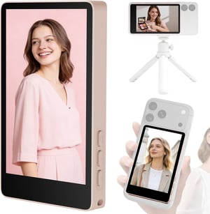 Bettdow mágneses selfie monitor 3,97 hüvelykes, hangszóróval - rózsaszín