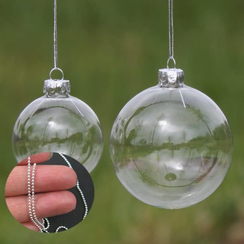BetterJonny 6m Rozsdamentes Acél Golyós Lánc 4mm Nyaklánc Húzólánc Kiegészítő 20db Csatlakozóval