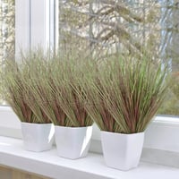 Iarbă Artificială și Plante Decorative de Exterior Betylifoy - Set de 20 de bucăți - Set de Plante Artificiale Realiste pentru Grădină și Balcon 3