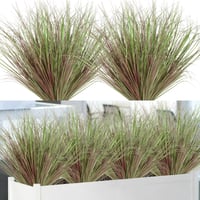 Iarbă Artificială și Plante Decorative de Exterior Betylifoy - Set de 20 de bucăți - Set de Plante Artificiale Realiste pentru Grădină și Balcon 1