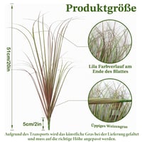 Iarbă Artificială și Plante Decorative de Exterior Betylifoy - Set de 20 de bucăți - Set de Plante Artificiale Realiste pentru Grădină și Balcon 4