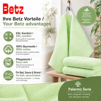 Betz Palermo XXL ručnik za kupanje 100x200 cm zeleni, 100% pamučni frotir ručnik za saunu i plažu 5