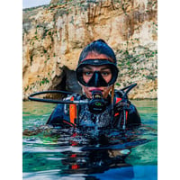 Mască de snorkeling și scufundări BEUCHAT Maxlux S, mov închis 3