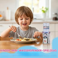 Mini Dozator de Apă Beufee pentru Copii, Fântână Drăguță pentru Bucătărie de Jucărie, Miniatură, Distribuitor de Apă cu Animale pentru Casa Păpușilor (Model 02) 2