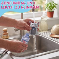 Mini Dozator de Apă Beufee pentru Copii, Fântână Drăguță pentru Bucătărie de Jucărie, Miniatură, Distribuitor de Apă cu Animale pentru Casa Păpușilor (Model 02) 5
