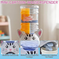 Mini Dozator de Apă Beufee pentru Copii, Fântână Drăguță pentru Bucătărie de Jucărie, Miniatură, Distribuitor de Apă cu Animale pentru Casa Păpușilor (Model 02) 4