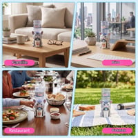 Mini Dozator de Apă Beufee pentru Copii, Fântână Drăguță pentru Bucătărie de Jucărie, Miniatură, Distribuitor de Apă cu Animale pentru Casa Păpușilor (Model 02) 6
