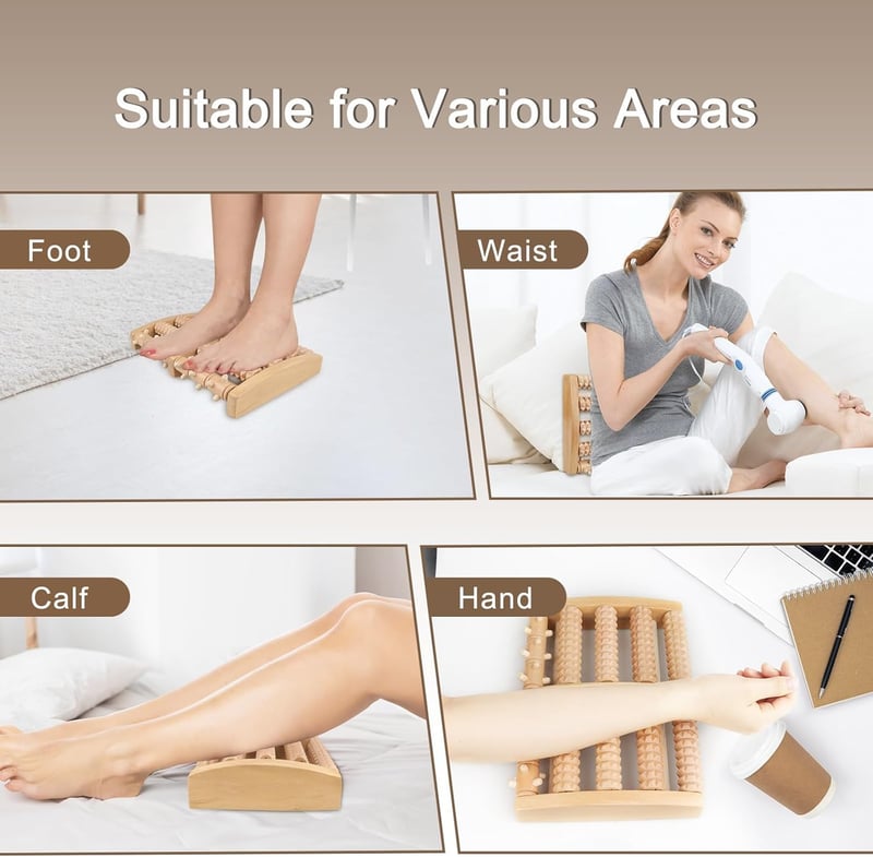 Beupro Fa Lábmasszírozó Roller Plantar Fasciitis és Lábfájdalom Enyhítéshez