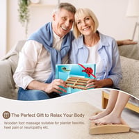 Beupro Fa Lábmasszírozó Roller Plantar Fasciitis és Lábfájdalom Enyhítéshez 5