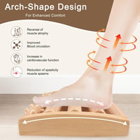 Beupro Fa Lábmasszírozó Roller Plantar Fasciitis és Lábfájdalom Enyhítéshez 3