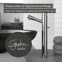 Beurer BF 400 Bijela dijagnostička vaga Signature Line, precizna analiza tijela za 10 osoba, ekstra veliki inverzni LCD zaslon, nosivost 200 kg 4