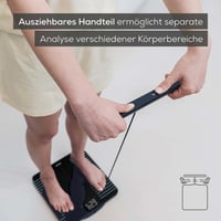 Beurer BF 990 Diagnostická váha s ručnými senzormi, WiFi/Bluetooth pripojenie k aplikácii, 25 nameraných hodnôt, 8 elektród, Apple Health, čierna/sivá, Ma 3