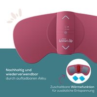 Pernă menstruală Beurer EM 50 Menstrual Relax cu funcție TENS și căldură, pentru ameliorarea durerilor menstruale și a celor cauzate de endometrioză, cu baterie reîncărcabilă 3