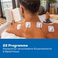 Aparat de electrostimulare 3 în 1 Beurer EM 56 Digital, TENS/EMS pentru ameliorarea durerii, tonifiere musculară și masaj, 22 de programe, 4 electrozi 5