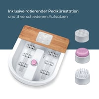 Beurer FB 65 perličkový kúpeľ na nohy s vibračnou masážou, ohrevom vody a pedikérskym nadstavcom - do veľkosti 51 3