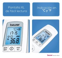 Beurer FT 90 beskontaktni infracrveni toplomjer – Digitalni čelni toplomjer za bebe i odrasle, 1 kom 3