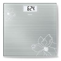 Cântar corporal din sticlă Beurer GS 10 cu efect sclipitor, afișaj LCD, înălțimea cifrelor 26 mm, capacitate 180 kg 1