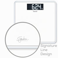 Beurer GS 400 Signature Line Sklenená osobná váha biela, čierna, XL displej, podstavec z extra bieleho bezpečnostného skla, nosnosť 200 kg 4