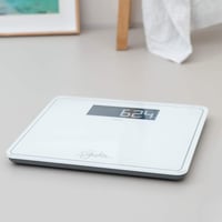 Beurer GS 400 Signature Line Sklenená osobná váha biela, čierna, XL displej, podstavec z extra bieleho bezpečnostného skla, nosnosť 200 kg 2