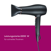 Uscător de păr ionic Beurer HC 50, 2200 W, anti-static, cu duză de styling și difuzor de volum 3