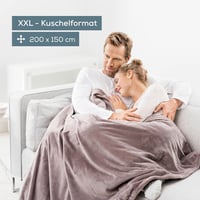 Elektrická vyhrievacia deka Beurer HD 150 XXL, 6 stupňov, prateľná – taupe – 200x150 cm 2