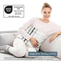 Pernă electrică încălzitoare Beurer HK 25, 3 trepte de temperatură, oprire automată, lavabilă în mașina de spălat, 40x30 cm, alb-gri 5