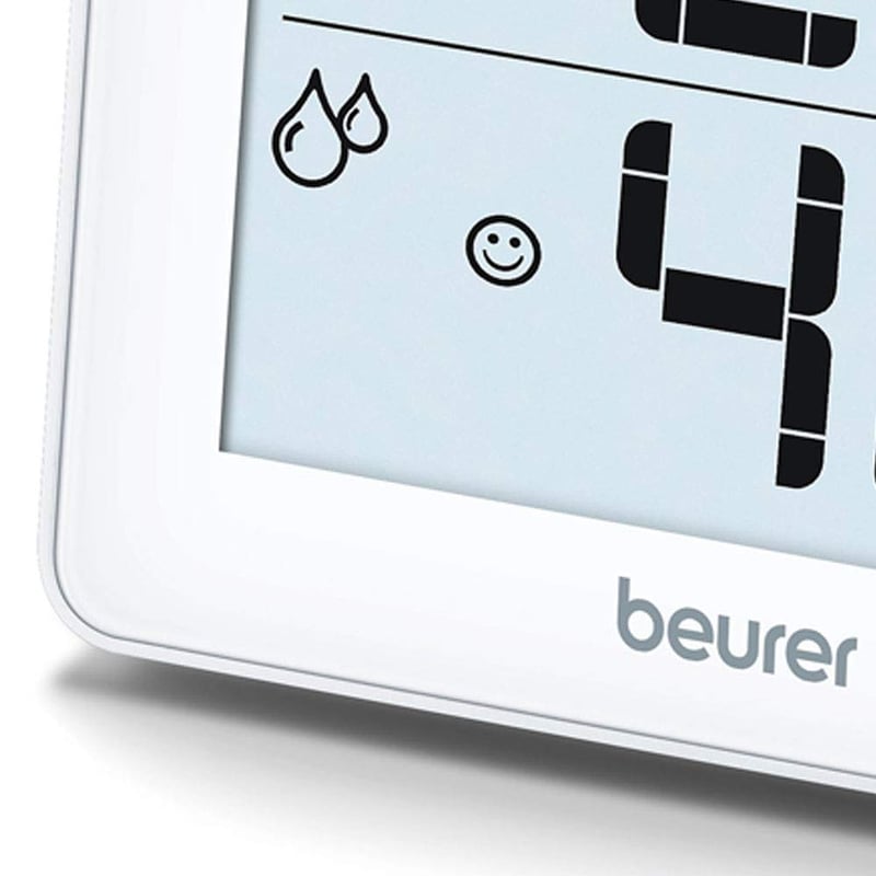 Beurer HM16 Thermo Hygrometer, Silver