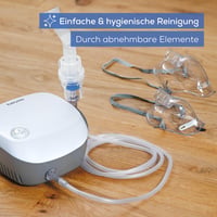 Beurer IH 18 inhalator bijeli - za respiratorne bolesti, astmu i KOPB, raspršivač lijekova za odrasle i djecu, kompaktan dizajn 5