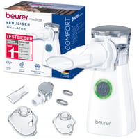 Inhalator portabil Beurer IH 57 cu acumulator – nebulizator silențios pentru utilizare acasă și în călătorii 1