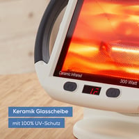 Lampă cu infraroșu Beurer IL 50 Alb - 300W, Ecran reglabil, pentru tratarea răcelii și a tensiunii musculare, Dispozitiv medical 6