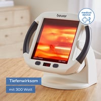 Lampă cu infraroșu Beurer IL 50 Alb - 300W, Ecran reglabil, pentru tratarea răcelii și a tensiunii musculare, Dispozitiv medical 2