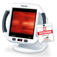 Lampă cu infraroșu Beurer IL 50 Alb - 300W, Ecran reglabil, pentru tratarea răcelii și a tensiunii musculare, Dispozitiv medical 1