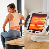 Lampă cu infraroșu Beurer IL 50 Alb - 300W, Ecran reglabil, pentru tratarea răcelii și a tensiunii musculare, Dispozitiv medical 4