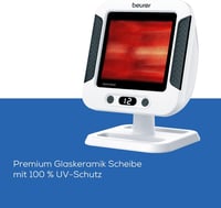 Lampă cu Infraroșu Beurer IL 60 300 W – Dispozitiv Medical cu Placă din Ceramică de Sticlă cu Protecție UV, Ecran Ajustabil, pentru Tensiuni Musculare și Răceală 3