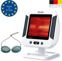 Lampă cu Infraroșu Beurer IL 60 300 W – Dispozitiv Medical cu Placă din Ceramică de Sticlă cu Protecție UV, Ecran Ajustabil, pentru Tensiuni Musculare și Răceală 7