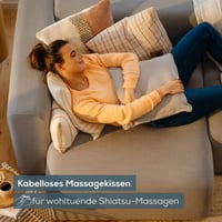 Akumulačný shiatsu masážny vankúš Beurer MG 139 s funkciou vyhrievania, prateľný v práčke — bez napájacieho kábla (stav: pozri 2. obrázok) 5