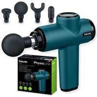 Pistol de masaj Beurer MG 99 cu 4 capete, 5 trepte de intensitate, relaxare musculară prin puncte trigger, aparat de masaj compact cu acumulator 1