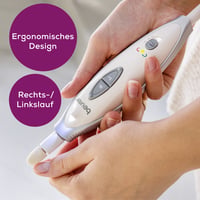 Set manichiură și pedichiură Beurer MP 41 – Pilă electrică pentru unghii cu 7 capete, lumină LED, cu geantă de depozitare, alb 3
