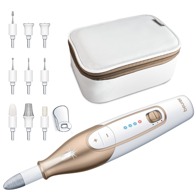 Set Manichiură și Pedichiură Electric Beurer MP 64 cu Acumulator - Kit pentru Îngrijirea Unghiilor