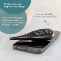 Beurer OT 30 BasalControl inteligentný bazálny teplomer s technológiou Bluetooth na sledovanie cyklu, s aplikáciou Ovy, na nehormonálnu antikoncepciu a prirodzené plánovanie rodičovstva 3
