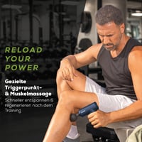 Pistol de masaj Beurer PowerReload Compact - cu 5 capete, 5 trepte de intensitate, masaj al punctelor trigger, relaxare și regenerare musculară, funcționare silențioasă 2