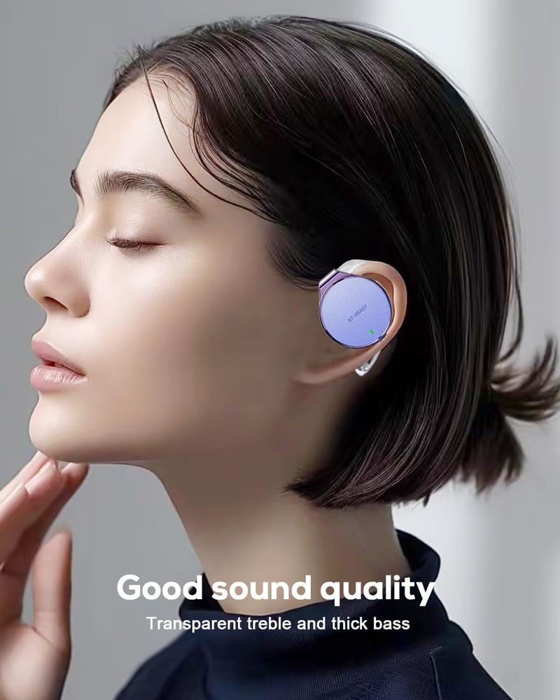 BEVCEFCC Open Ear Bluetooth 5.4 Vezeték Nélküli Fülhallgató 52 Órás Akkumulátor